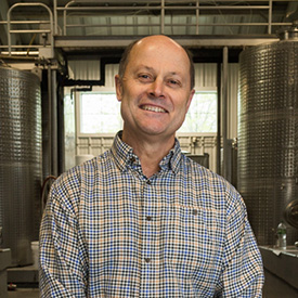 Russell Hearn, winemaker at Suhru Wines