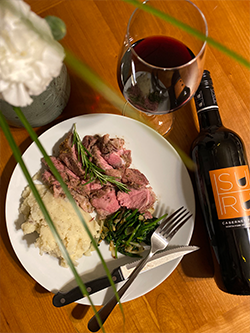 Suhru Wines 2019 Cabernet Franc + Lamb Dinner