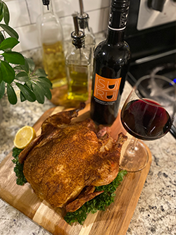 Cooking with Suhru: Cabernet Franc + Dry Rub Smoked Chicken