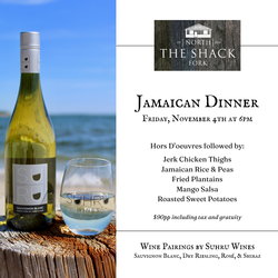 Jamaican Wine Dinner at North Fork Shack