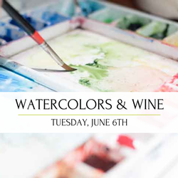 Watercolors and Wine Workshop at Suhru Wines in Cutchogue