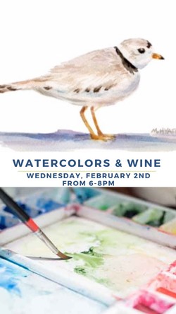 Watercolors & Wine with artist Melissa Hyatt