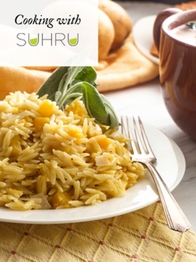 Orzo with Roasted Butternut Squash